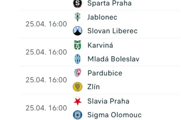 program fotbal
