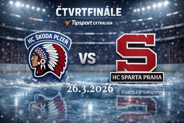 HC Škoda Plzeň – HC Sparta Praha živě (Tipsport extraliga 2026 online stream