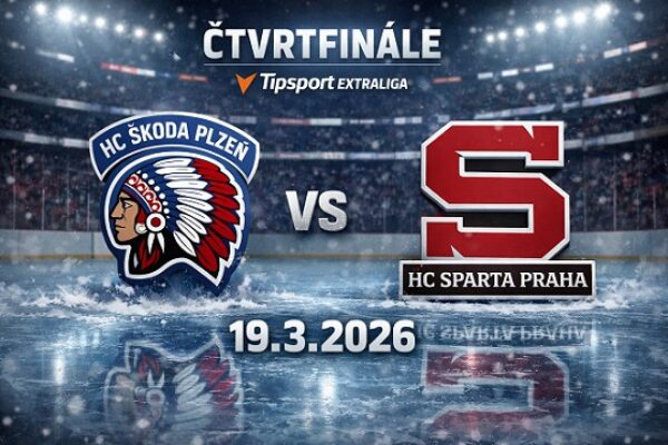 Plzeň - Sparta živě extraliga čtvrtfinále