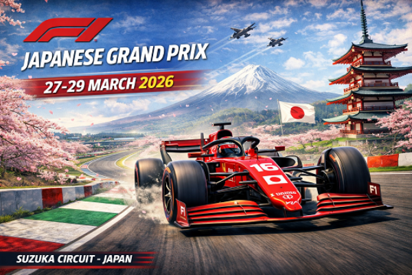 Velká cena Japonska živě (seriál Formule 1 2026 online)