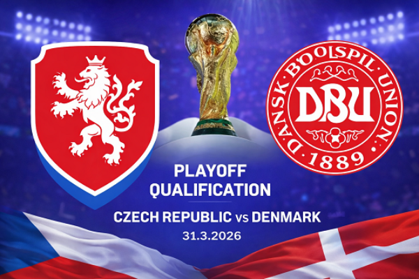 Česko – Dánsko živě dnes (Kvalifikace MS Baráž online)