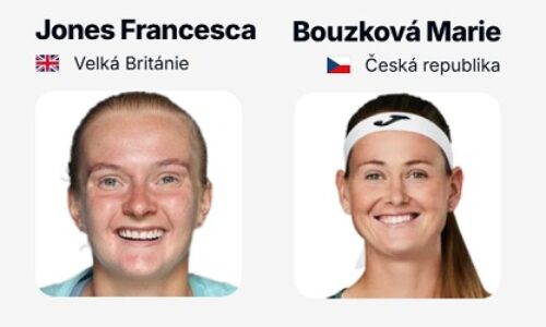 Jonesová – Bouzková živě (French Open 2026 online stream)