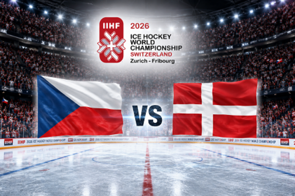 Česko – Dánsko živě (MS v hokeji 2026 online stream)