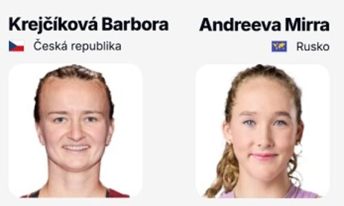 Krejčíková – Andrejevová živě (Wimbledon 2026 online stream)