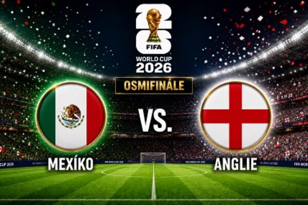 Mexiko – Anglie živě (MS ve fotbale 2026 online stream)