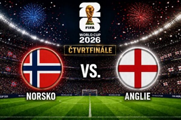 Norsko – Anglie živě (MS ve fotbale 2026 online stream)