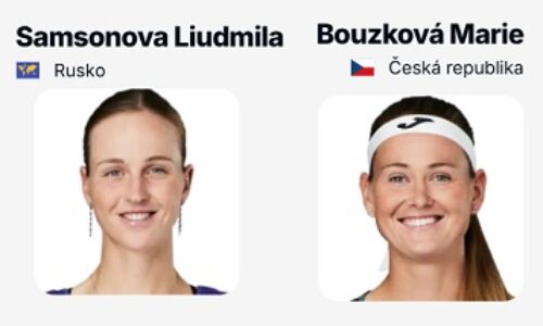 Samsonovová – Bouzková živě (Wimbledon 2026 online stream)