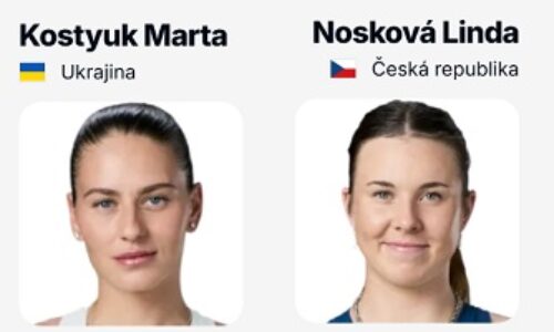 Kosťuková – Nosková živě (US Open 2026 online stream)