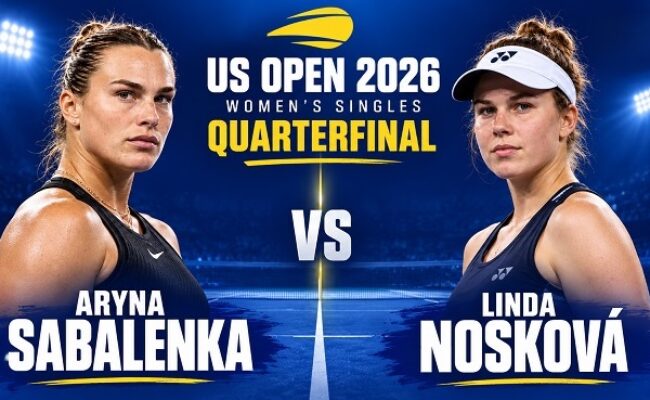 Sabalenková – Nosková živě (US Open 2026 online stream) 2